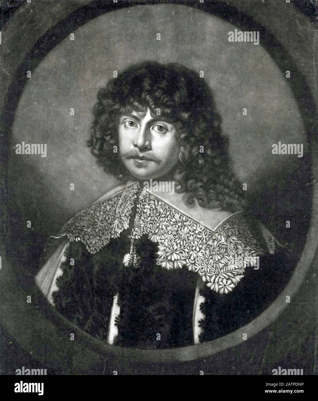 JAMES HARRINGTON (1611-1677) Englische politische Theoretiker Stockfoto