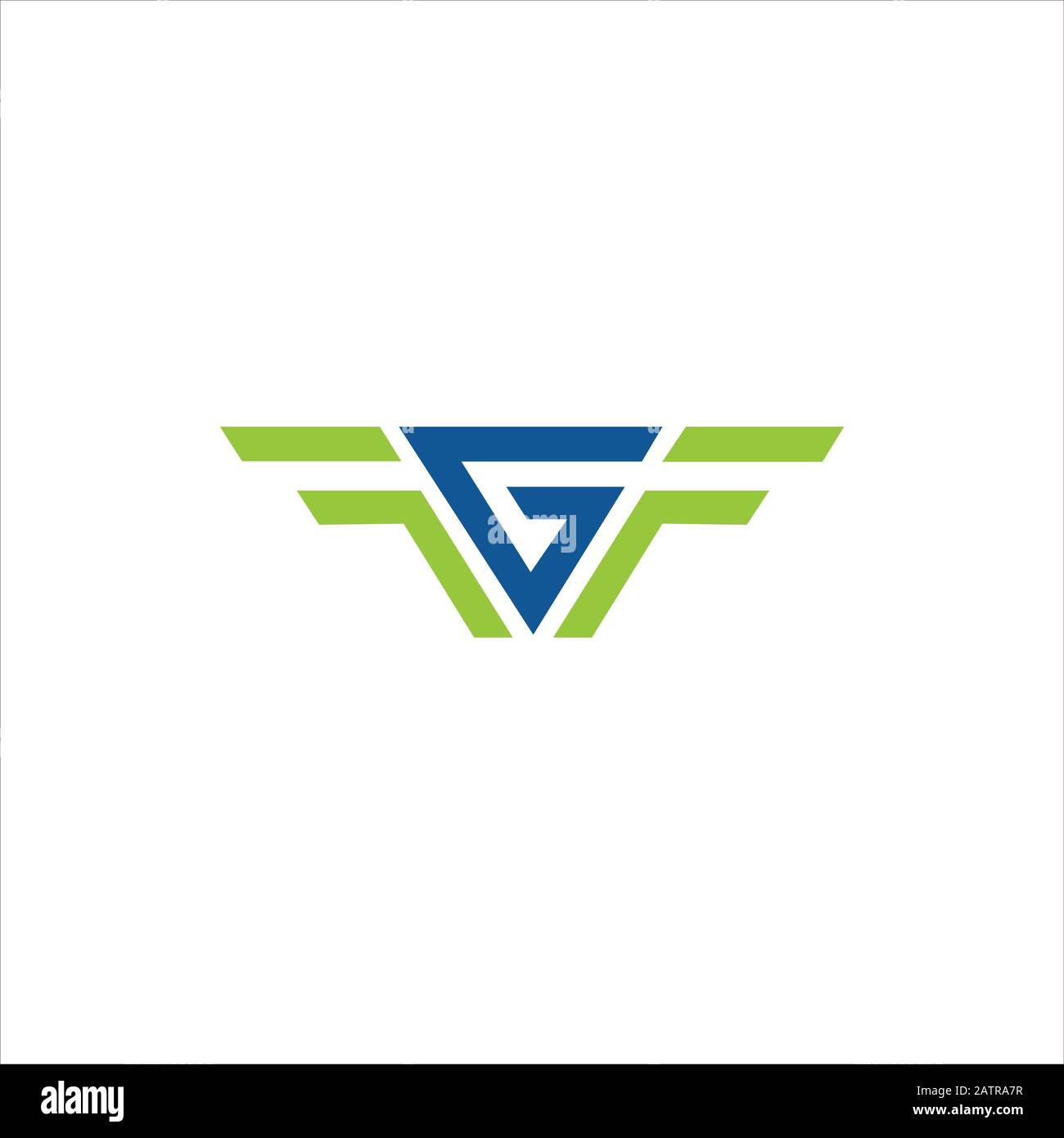 Anfangsbuchstabe gf- oder fg-Logo-Designvorlage Stock Vektor
