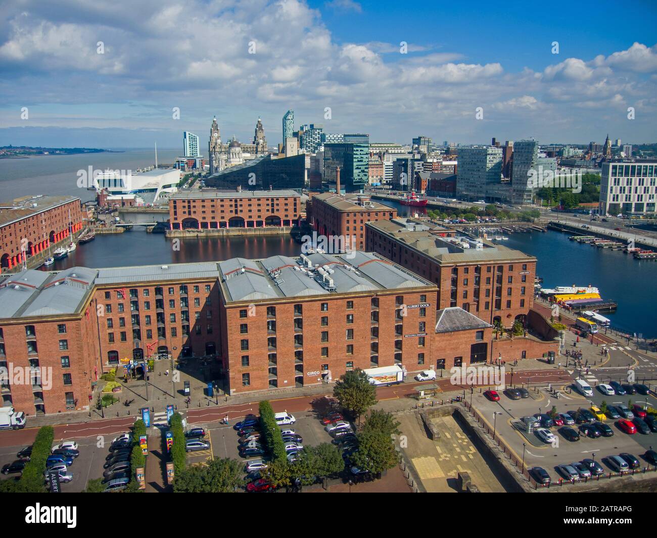 Albert und Salthouse Docks, Liverpool Stockfoto