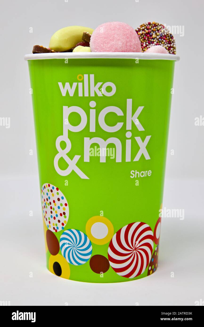 Wilko Pick & Mix Stockfoto