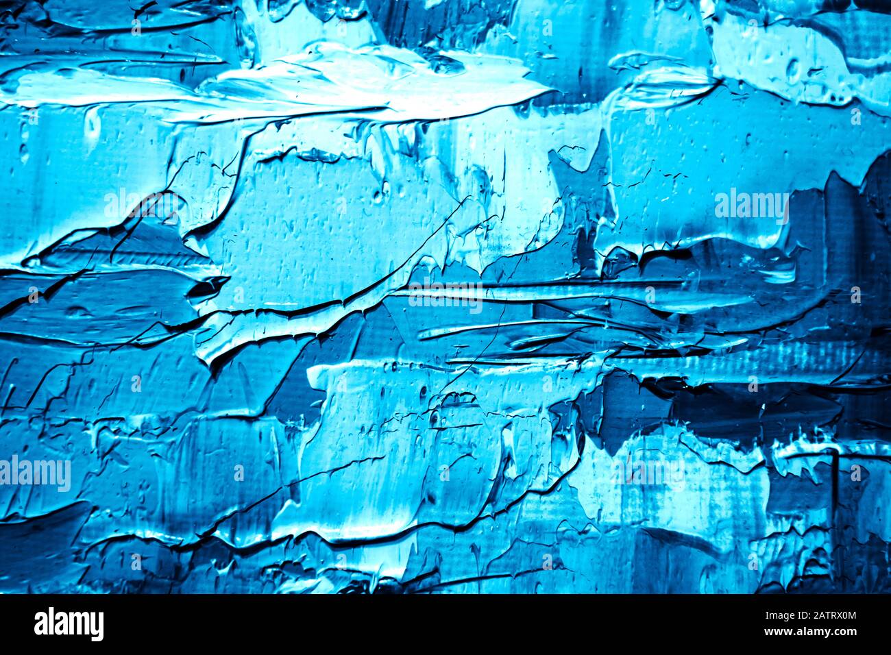 Abstrakte Textur Olfarbe Auf Leinwand Abstrakte Kunst Hintergrund Nahaufnahme Der Malerei Durch Ol Und Spachtel Farbe Des Jahres Stockfotografie Alamy