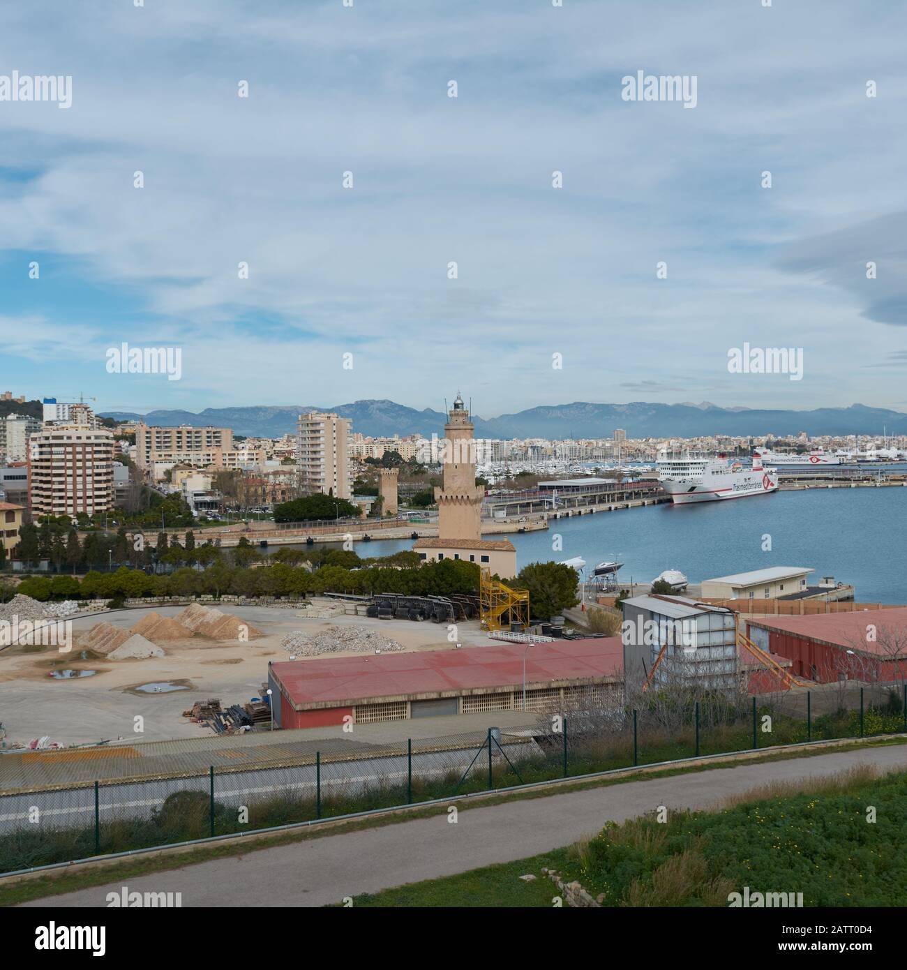 Castell de Sant Carles de Palma de Mallorca, España. Museo historico militar del signo XVII Contruido sobre un antiguo puerto Romano Stockfoto