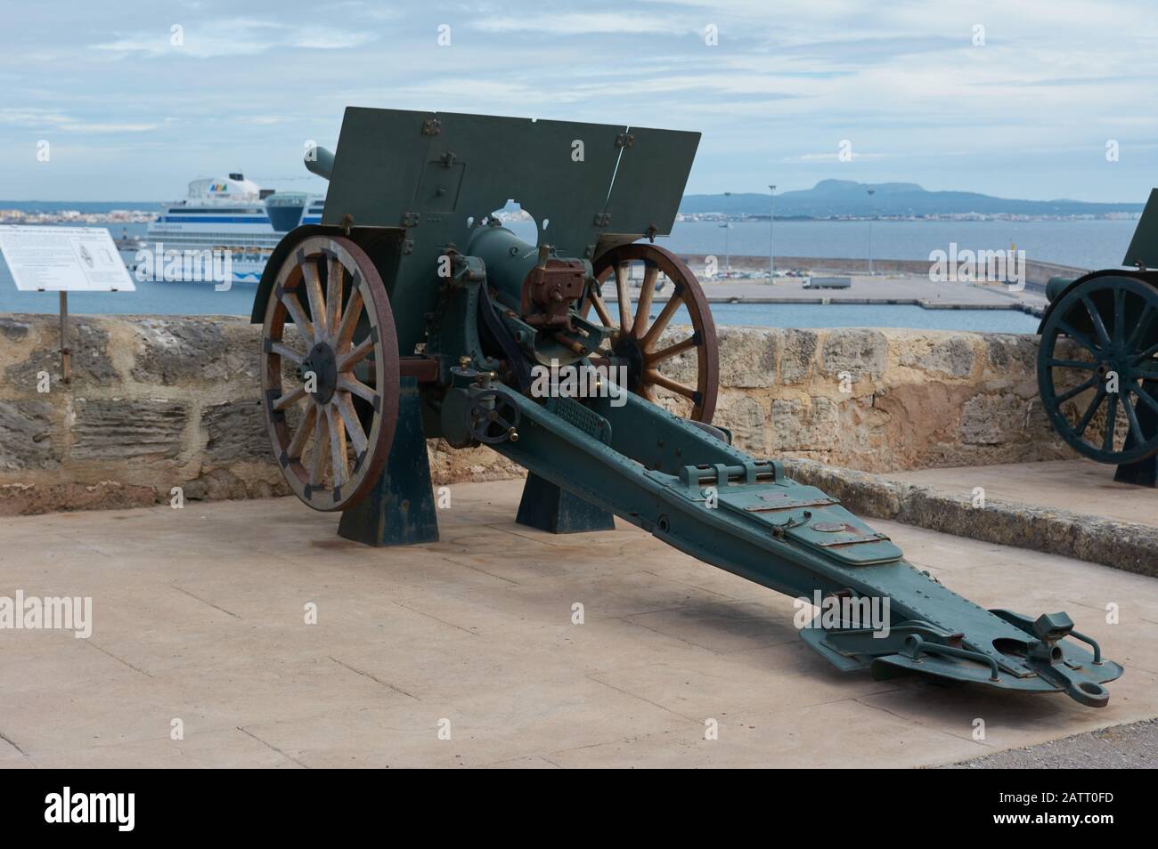 Castell de Sant Carles de Palma de Mallorca, España. Museo historico militar del signo XVII Contruido sobre un antiguo puerto Romano Stockfoto