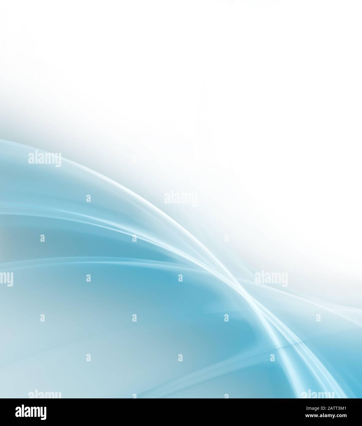 Glatte blaue Hintergrundkurven (3D-Rendering-Bilder) Stockfoto