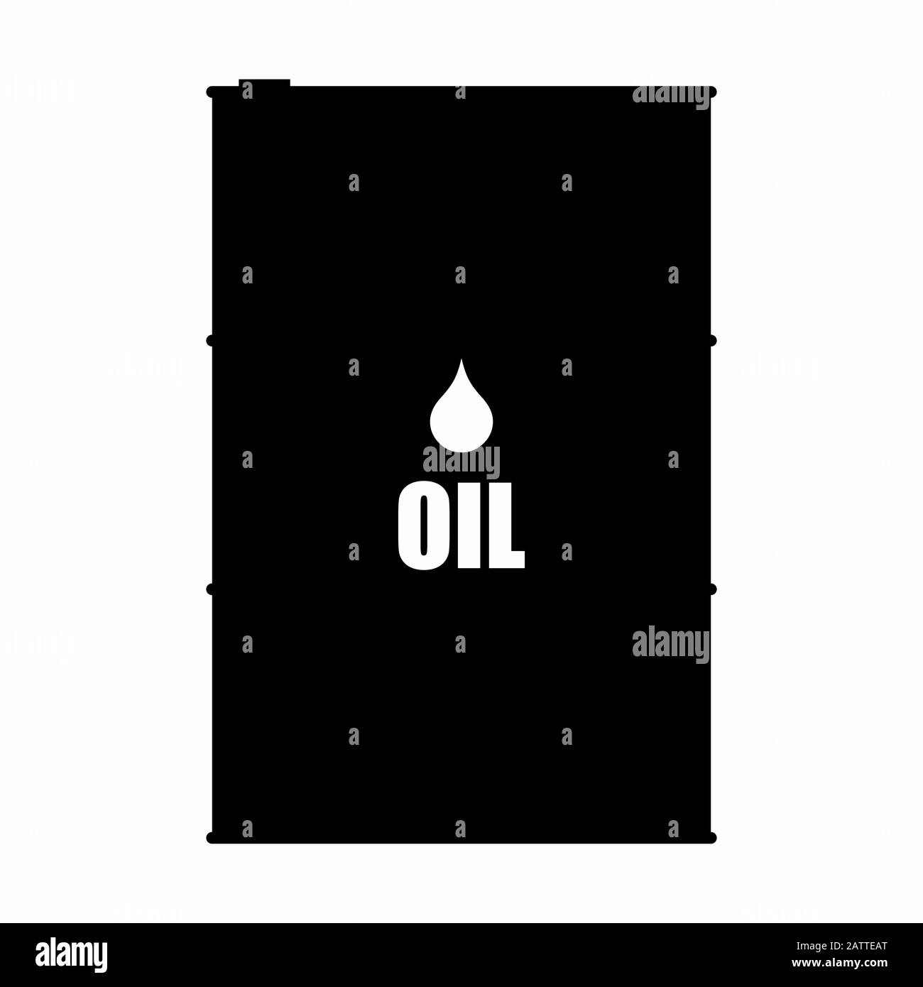 Öl-Fass-Symbol Stock Vektor