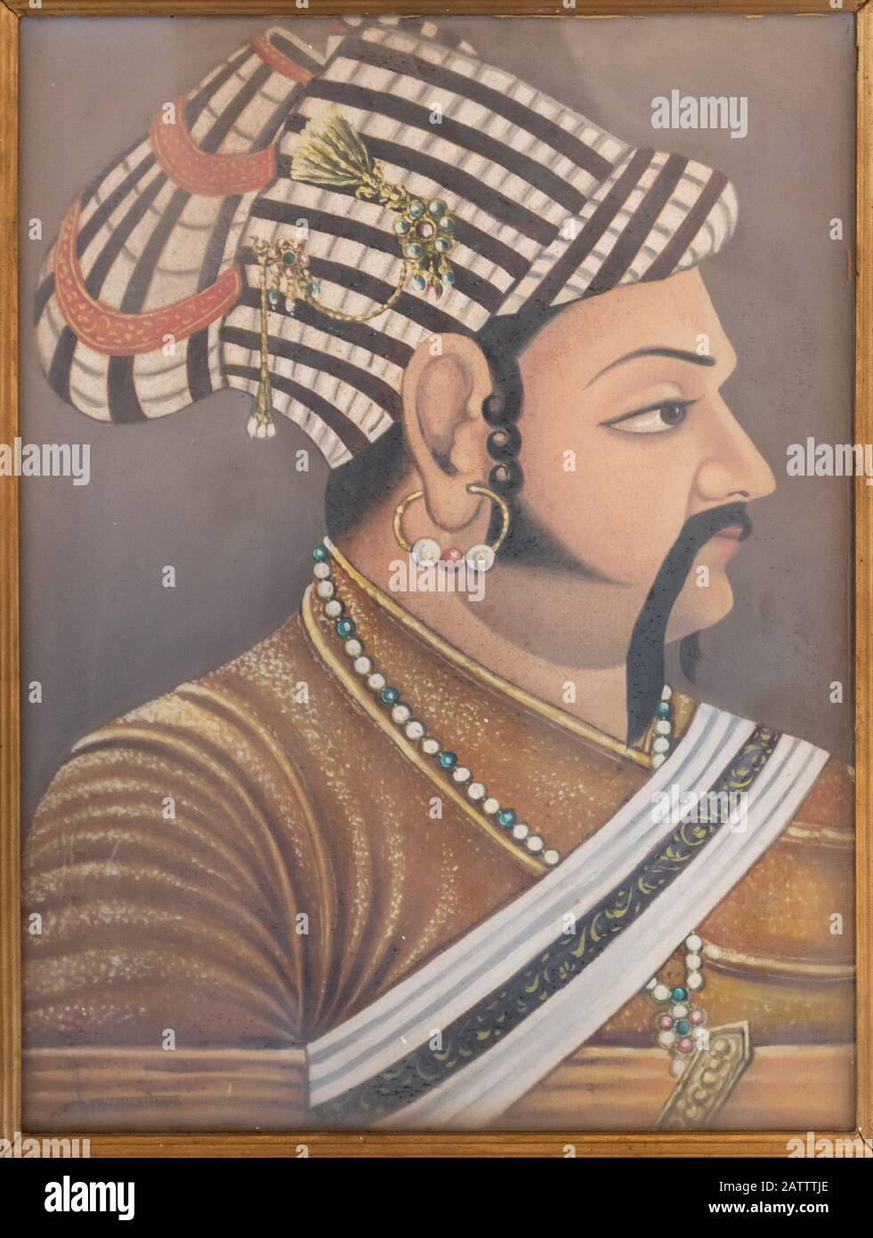 Raja Amar Singh (1659-1701) von Jaisalmer. Stockfoto