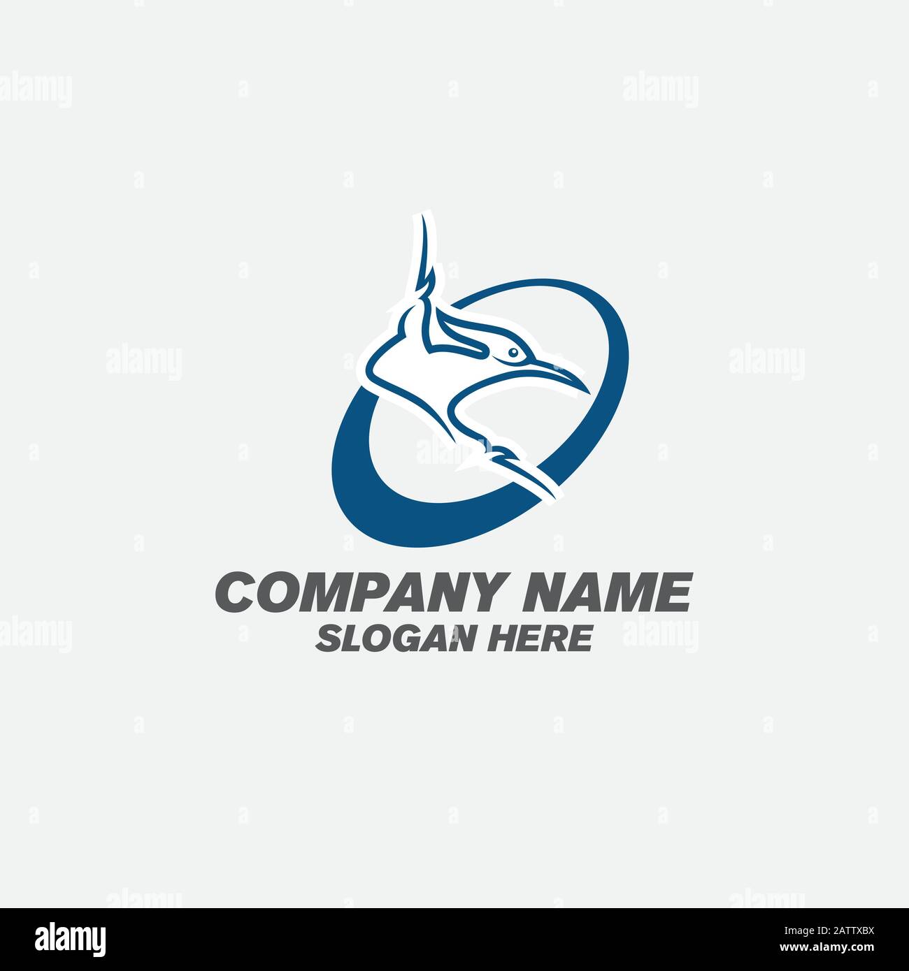 Naturvogel-Logo-Illustration, Naturvogel-Logo, Tierrettungsstiftung, fliegendes Vogel-Logo, Strichart-Vogelsymbol, Tier-Vogelzeichen, Freivogel-Symbol, V Stock Vektor