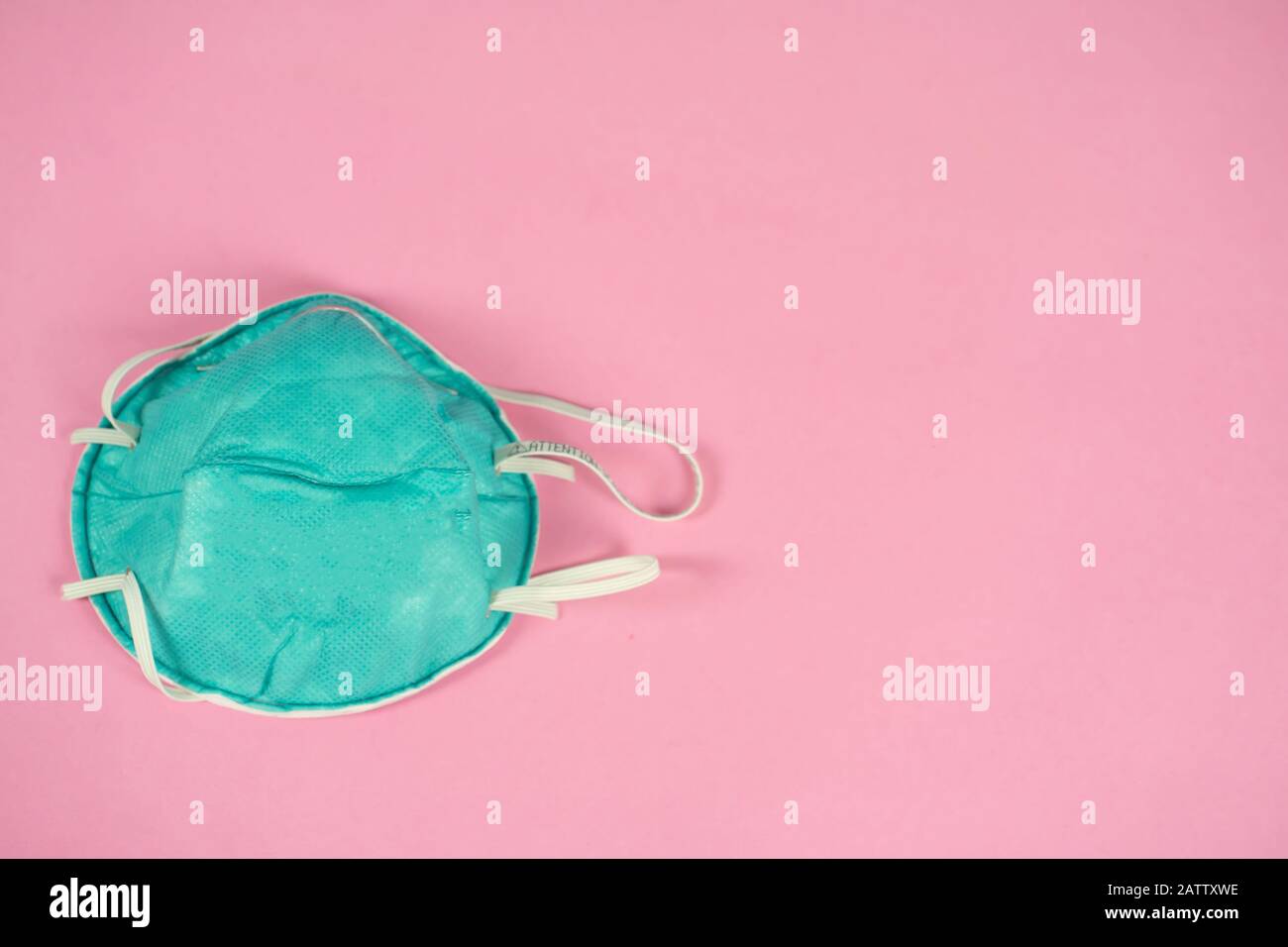 Gesichtsmaskensymbol zum Schutz Vor Staub Stockfoto