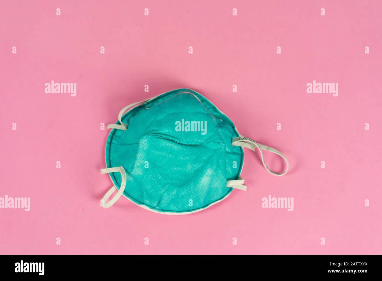 Gesichtsmaskensymbol zum Schutz Vor Staub Stockfoto