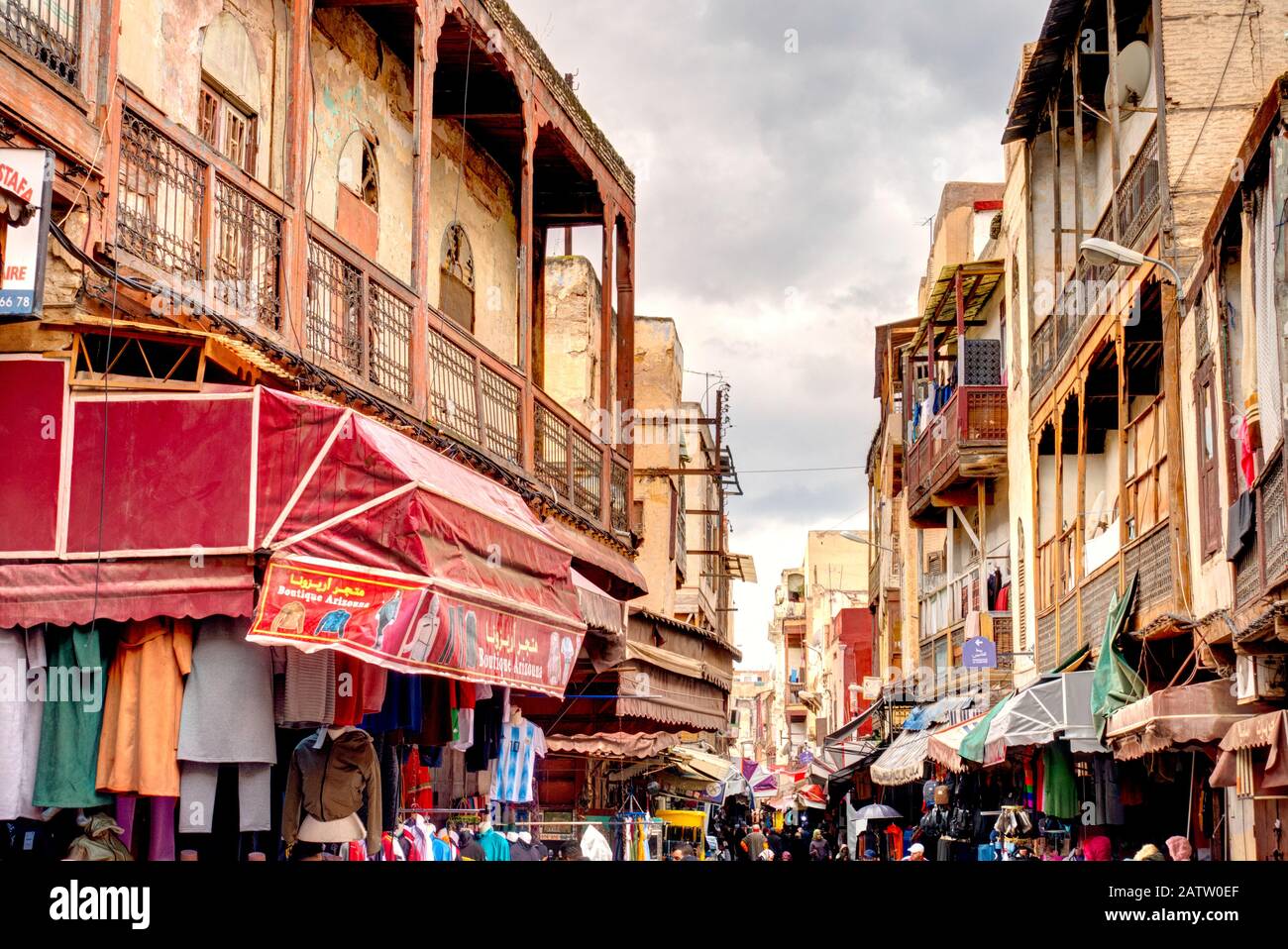 Jüdischer Viertel in Fez, Marokko Stockfoto