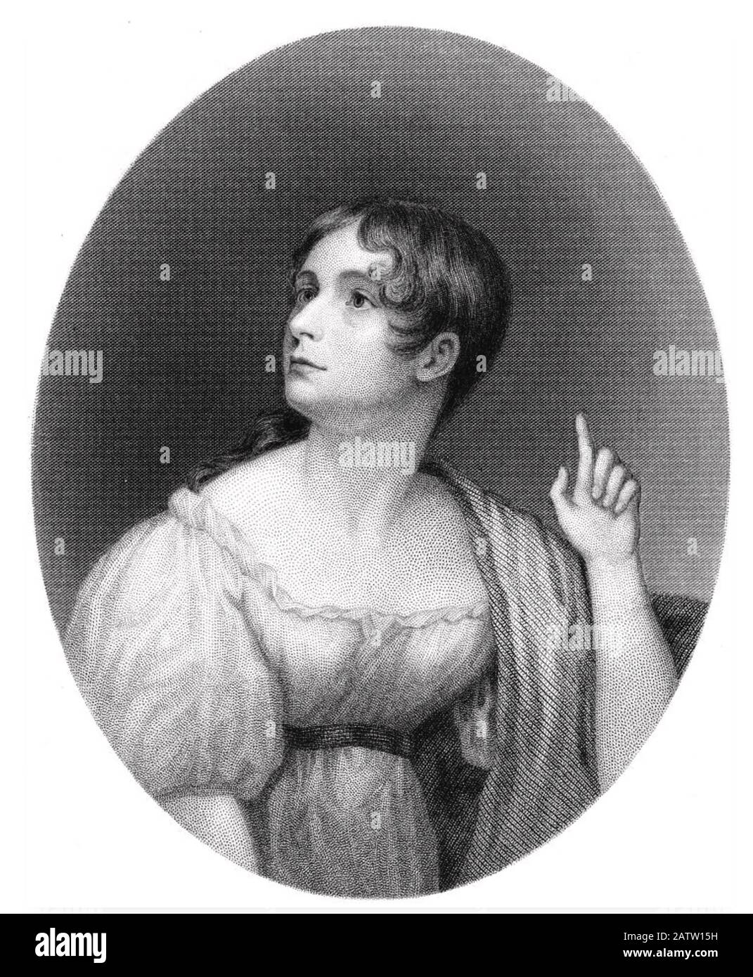 Anna JAMESON (1794-1860) Anglo-Irische Kunsthistorikerin Stockfoto