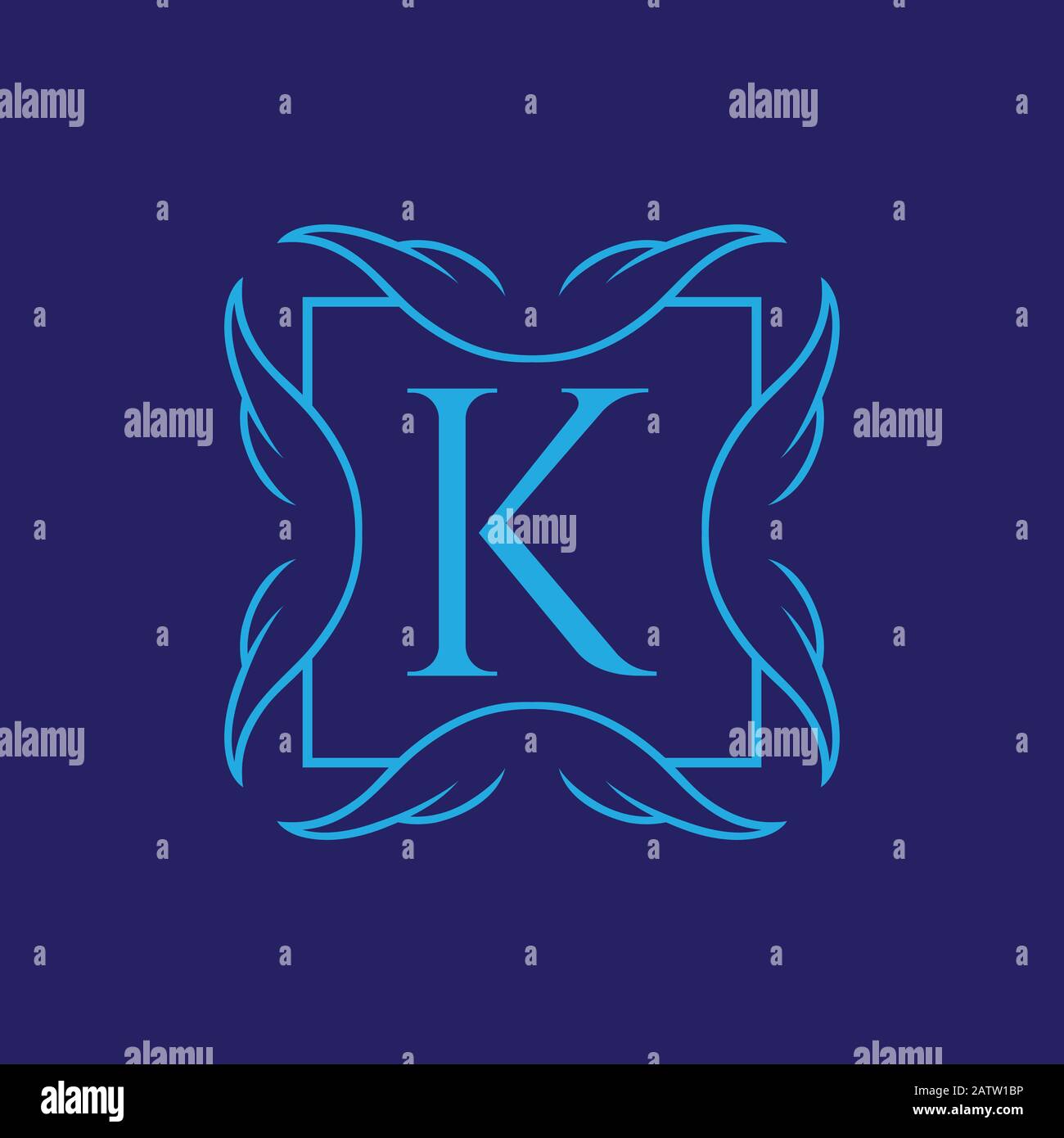 Royal Hotel, Premium Boutique, Fashion Logo, Super Logo, VIP Logo, K Letter Logo, Premium Quality Logo, Anwältin Logo.Letter K, Logo EPS 10 Stock Vektor