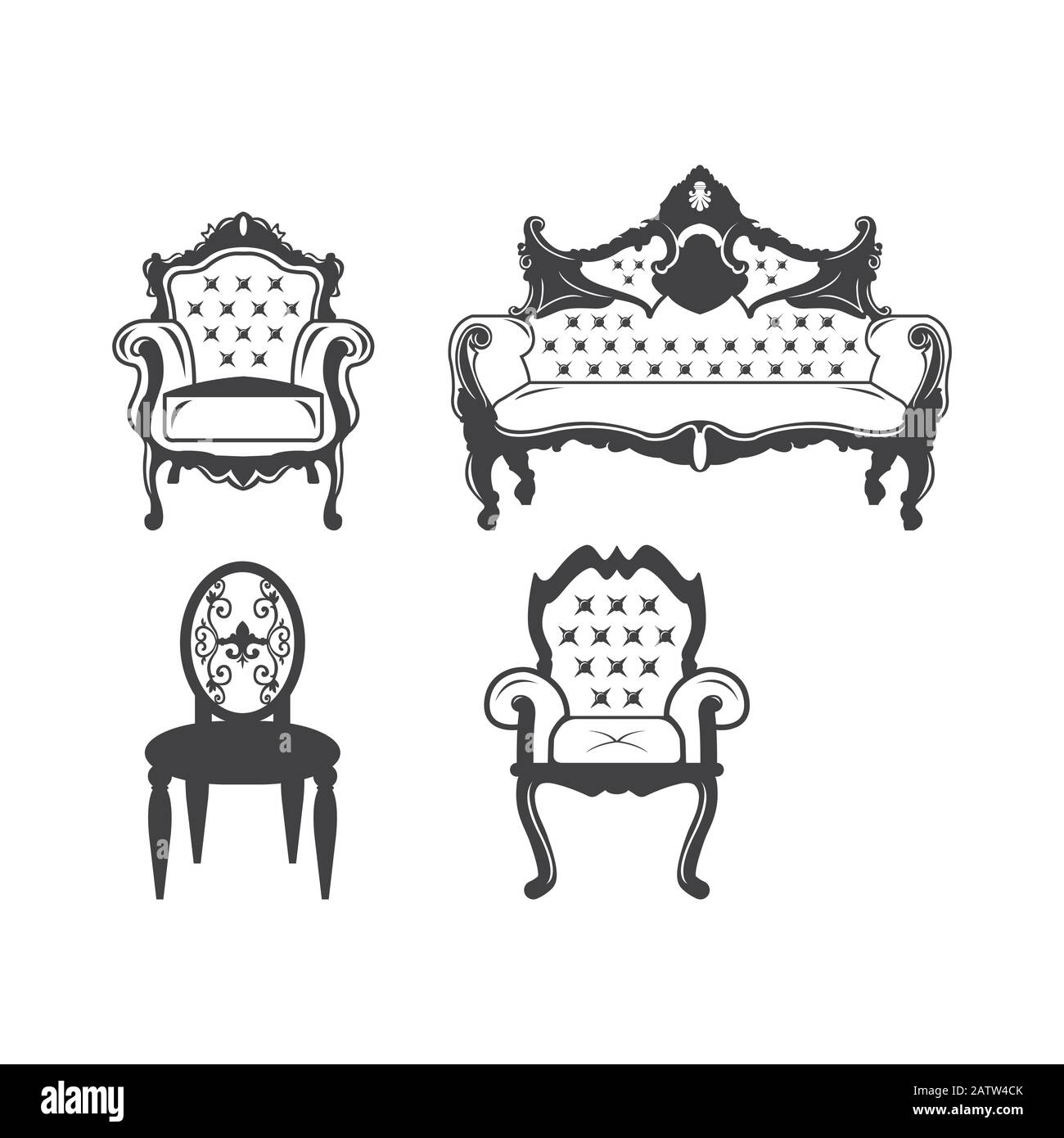 Concept Vintage Sofa und Webdesign. Bequemes Symbol für eine Glyphe auf dem Sofa. Symbol, Logo-Abbildung. Pixelperfekte Vektorgrafiken Stock Vektor