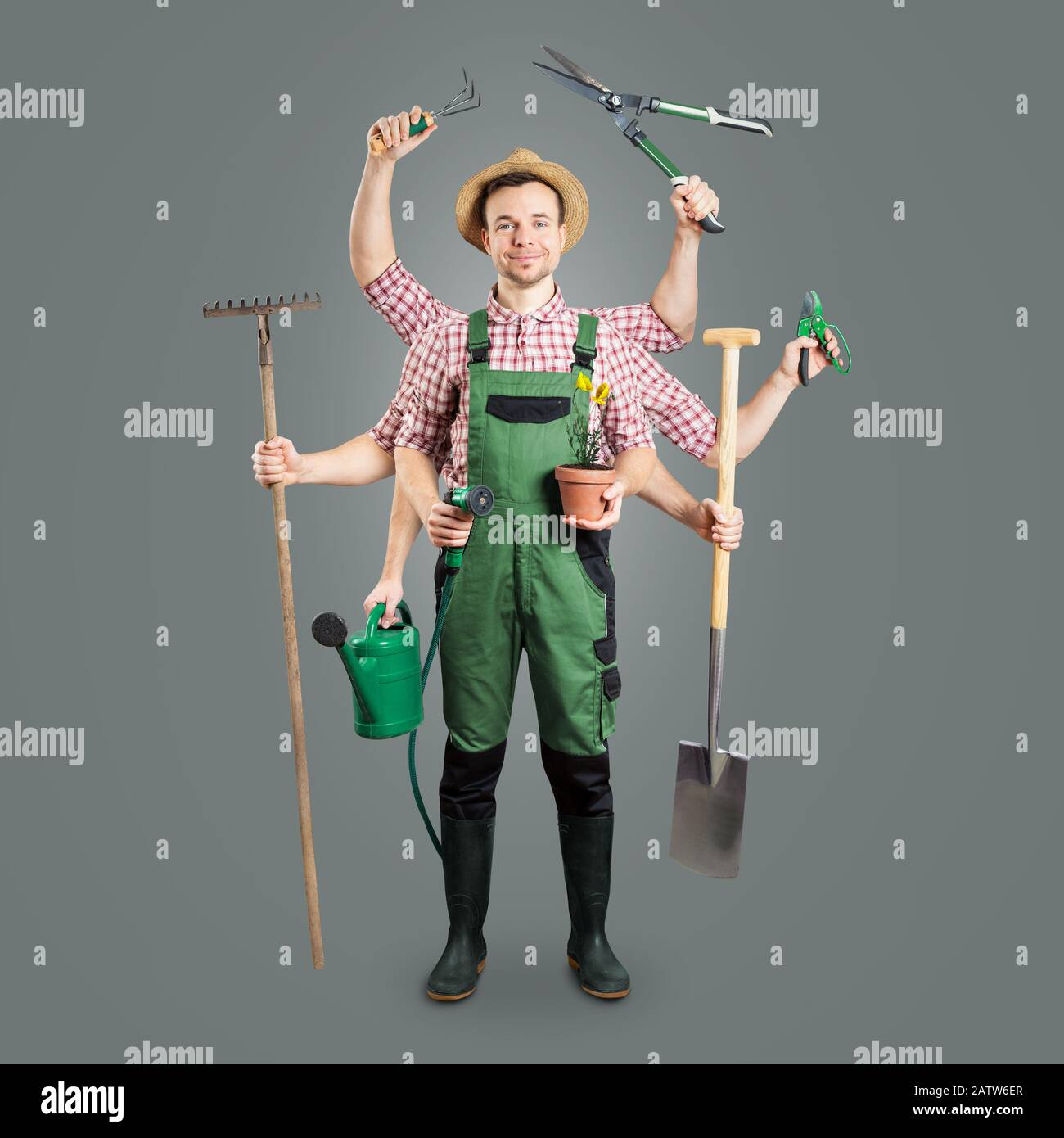 Lustige gartenarbeit Fotos und Bildmaterial in hoher Auflösung Alamy