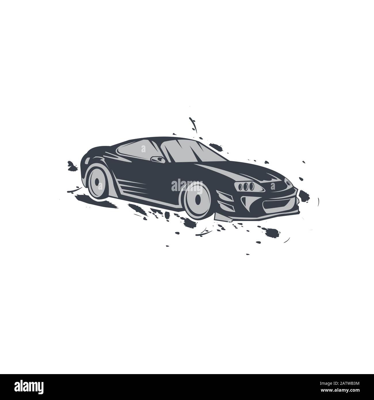 Fahrzeuglogo, Autosymbol, Vektor des Auto-Symbols, Autosymbolbild, Auto-Symbol-Bild, Auto-Symbol-Grafik, Auto-Symbol-Kunst, Auto-Symbol-Zeichnung, Eps 10 Stock Vektor