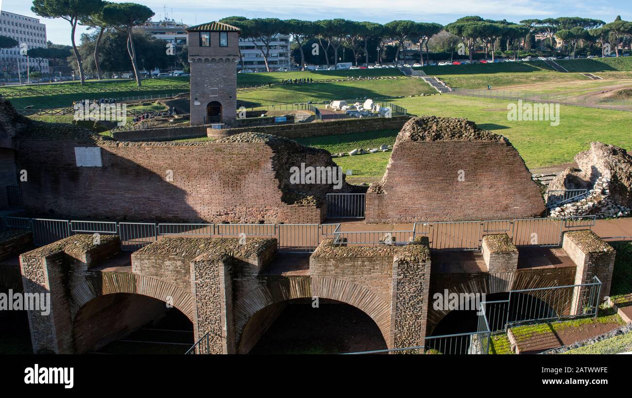 Circus Maximus Rome - Circus Maximus, Rom Stockfoto