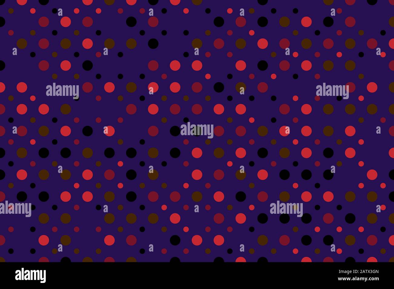 Hintergrund mit geometrischem Punktmuster - farbenfrohes abstraktes Vektordesign Stock Vektor