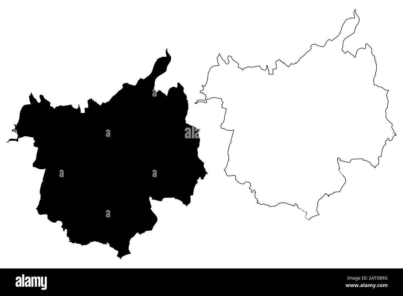 Ostrava City (Tschechien, Tschechien, Mährisch-Schlesische) Karte