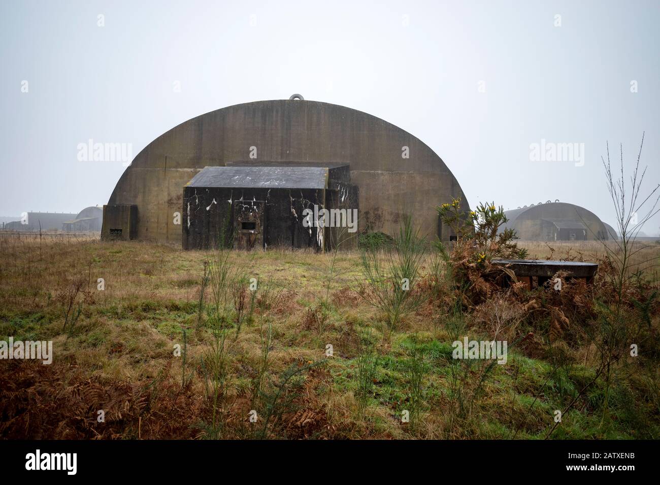 Ehemaliger NATO-Flugplatz Rendelsham Suffolk UK Stockfoto