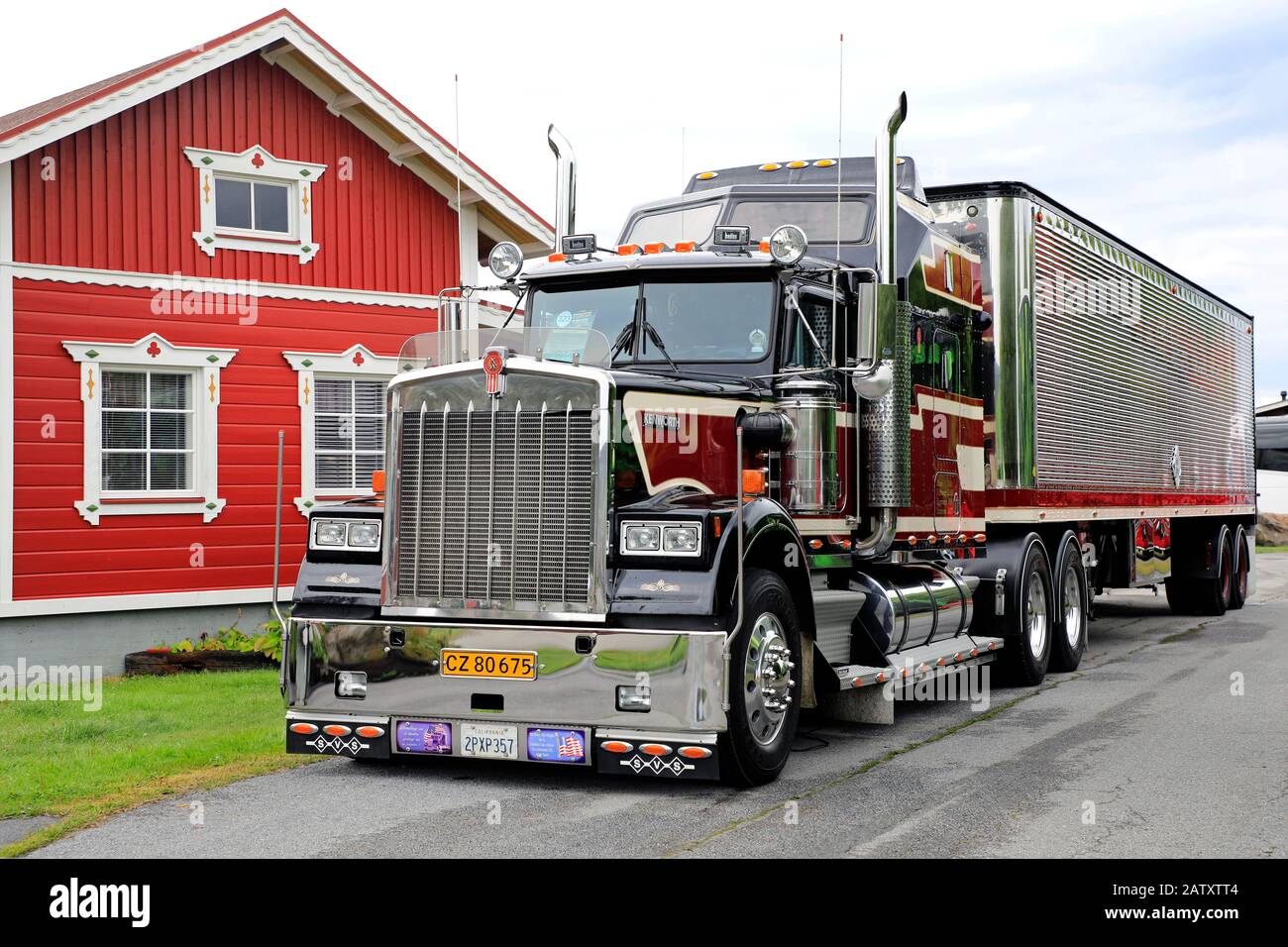Kundenspezifischer Amerikanischer Lkw Stockfotos Und Bilder Kaufen Alamy