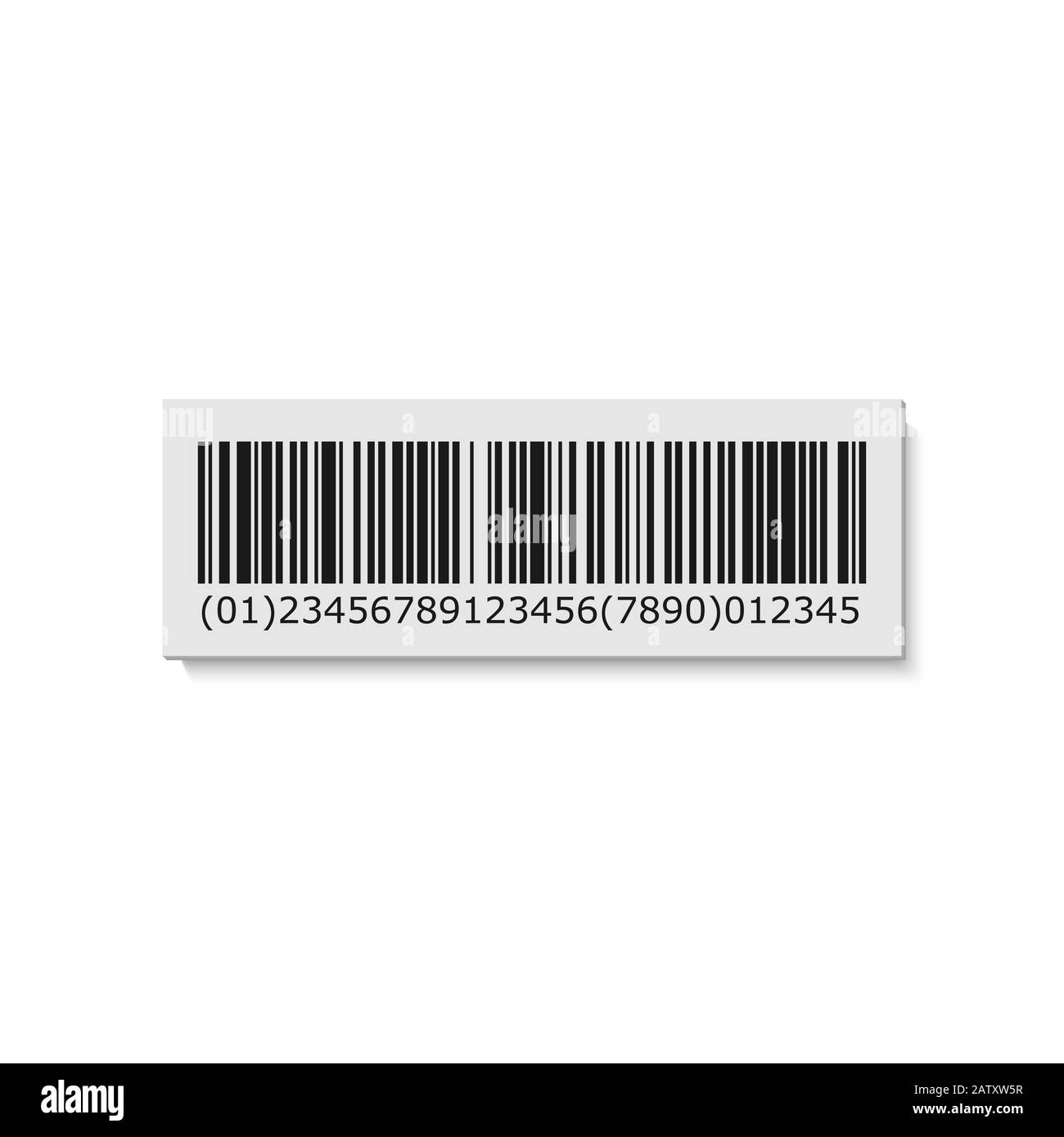 Strichcode-Etikett. Aufkleber mit Barcode-Streifen Stock-Vektorgrafik -  Alamy