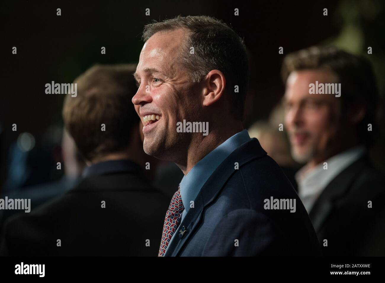 Washington DC, USA - 16. September 2019 - NASA-Administrator Jim Bridenstine kommt auf dem roten Teppich für eine Vorführung des Films "Ad Astra" bei National Geo an Stockfoto