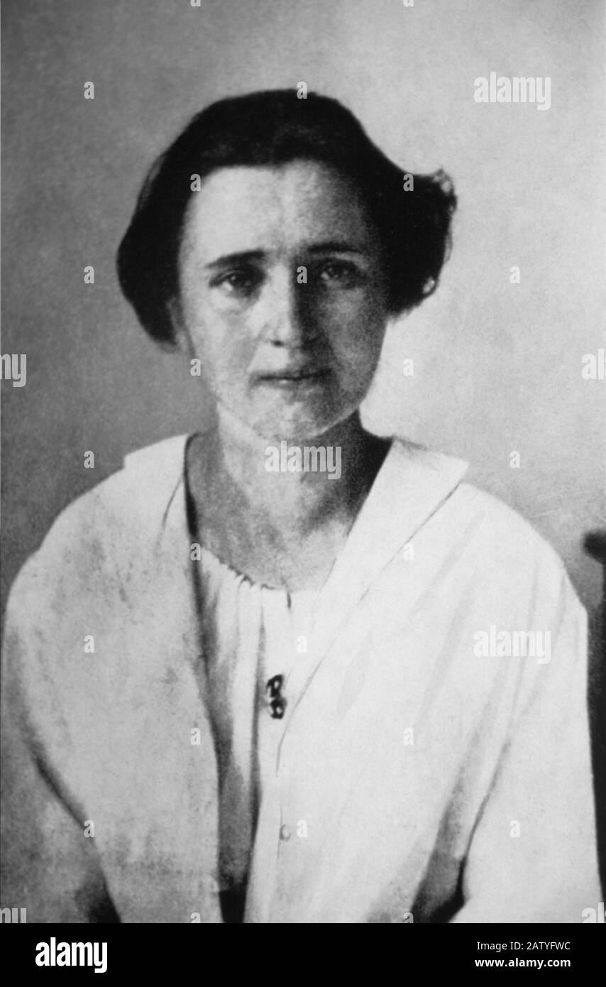 1920 ' s : TATIANA SCHUCHT , Schwester von Giulia Schucht , russische Frau von ANTONIO GRAMSCI ( 1891 - 1937 ) italienischen Intellektuellen , Schriftsteller und Kommu Stockfoto
