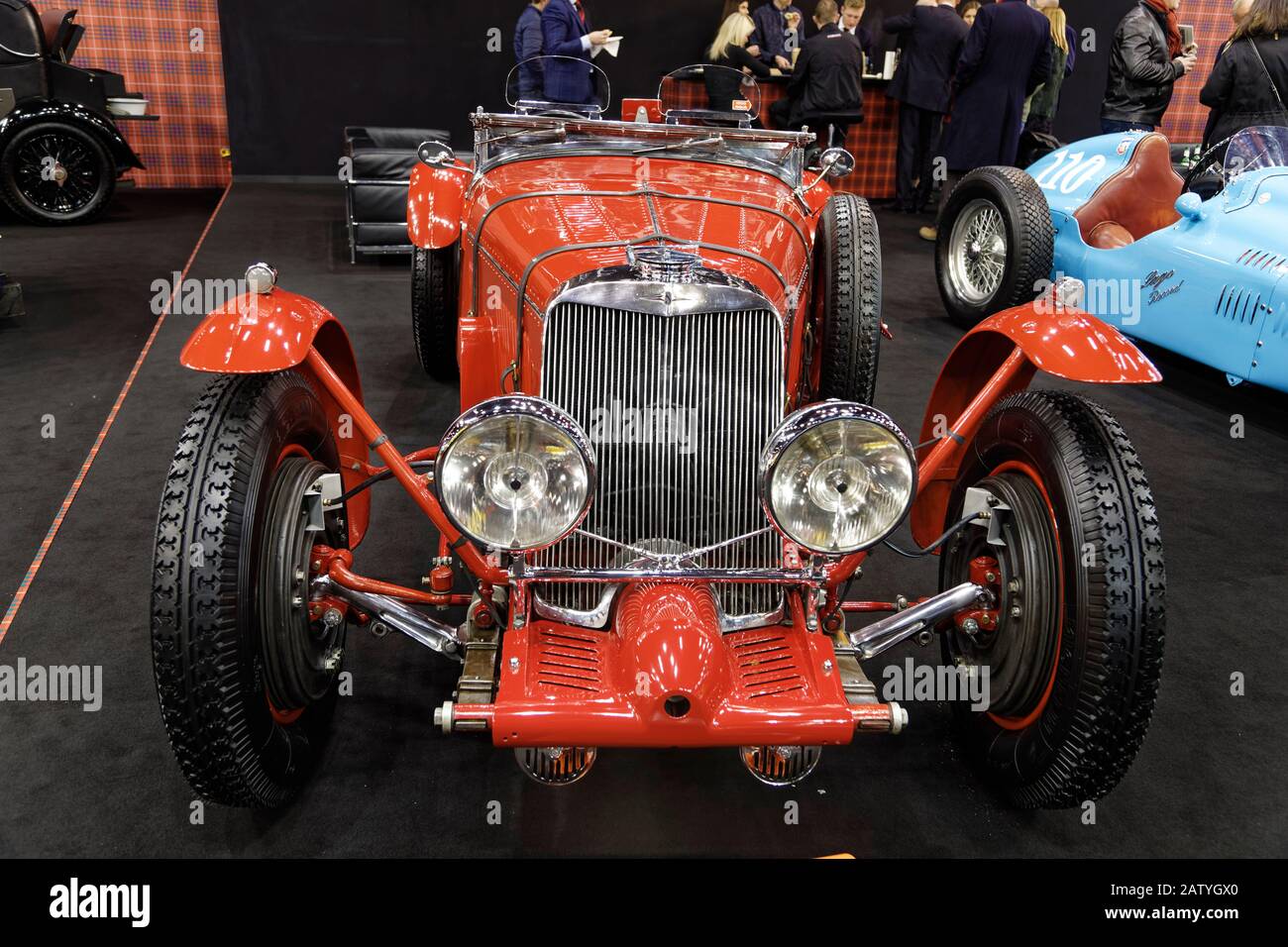 Paris, Frankreich. Februar 2020. 1936 Squire Supercharged Lightweight   Die Retromobile Show öffnet ihre Tore vom 5. Bis 9. Februar 2020 auf der PARIS-EXPO Stockfoto