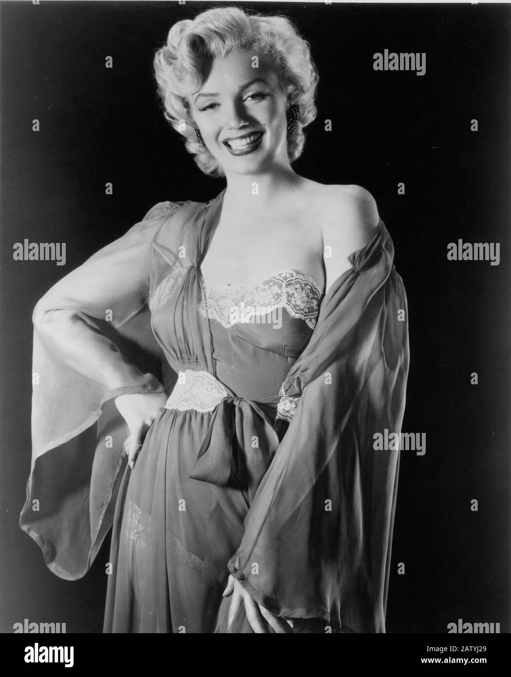 1952 : MARILYN MONROE , Pubblicity noch für den Film DON'T MÜHE ZU KLOPFEN ( La tua bocca brucia ) von Roy Baker , 20th Century Fox - PIN UP - CA Stockfoto