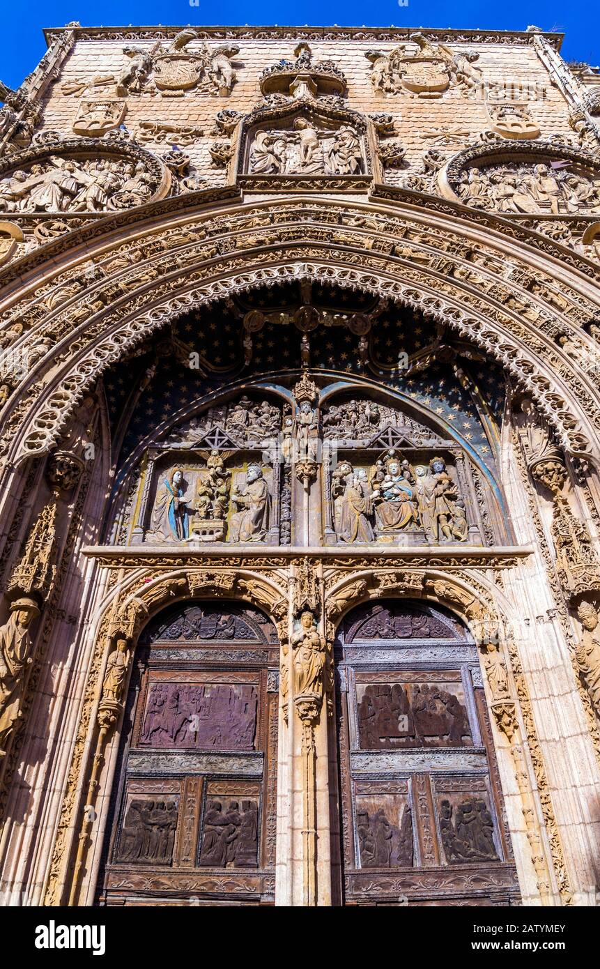 Iglesia de Santa María la Real. Aranda de Duero. Burgos. Castilla León. España Stockfoto