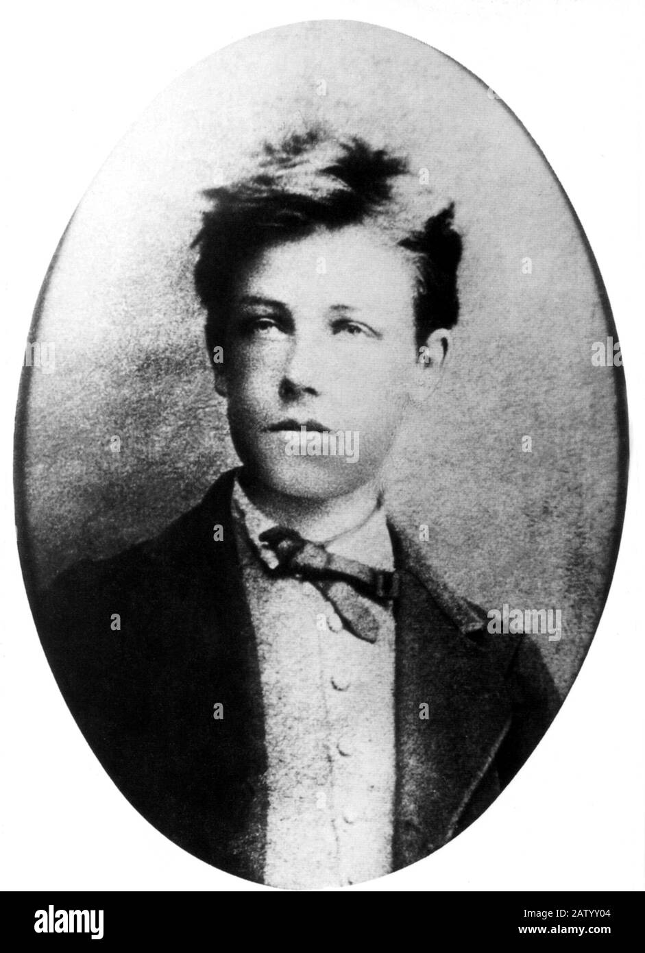 1872 , Paris : der berühmte symbolistische französische Dichter ARTHUR RIMBAUD ( 1854 - 1891 ) im Alter von 18 Jahren - POETA - POESIA - POETRY - letterato - letterat Stockfoto