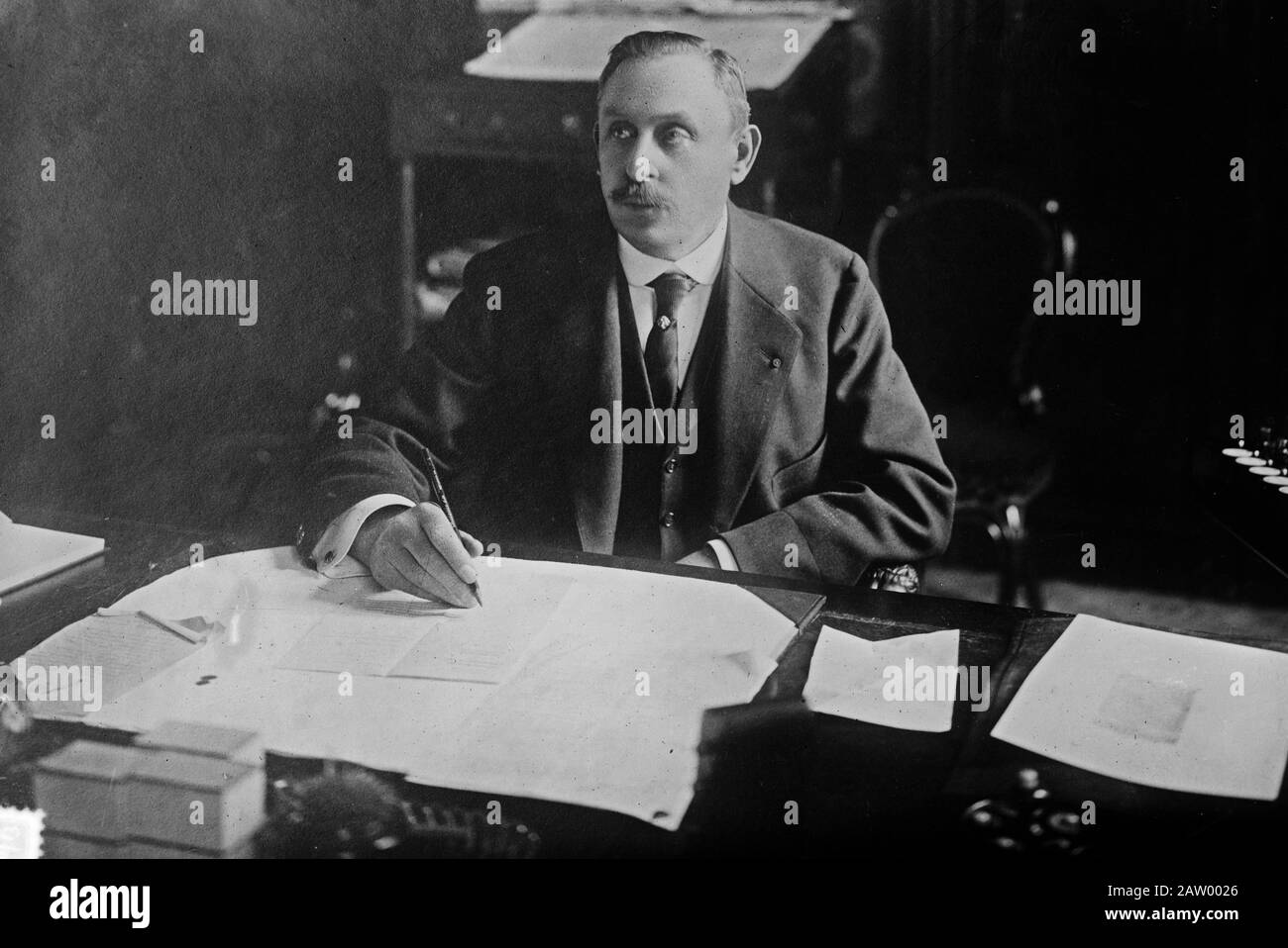 Celestin Hennion (1865-1915), ein französischer Polizeibeamter, der Chef der Präfektur von Police Ca wurde. 1913 Stockfoto