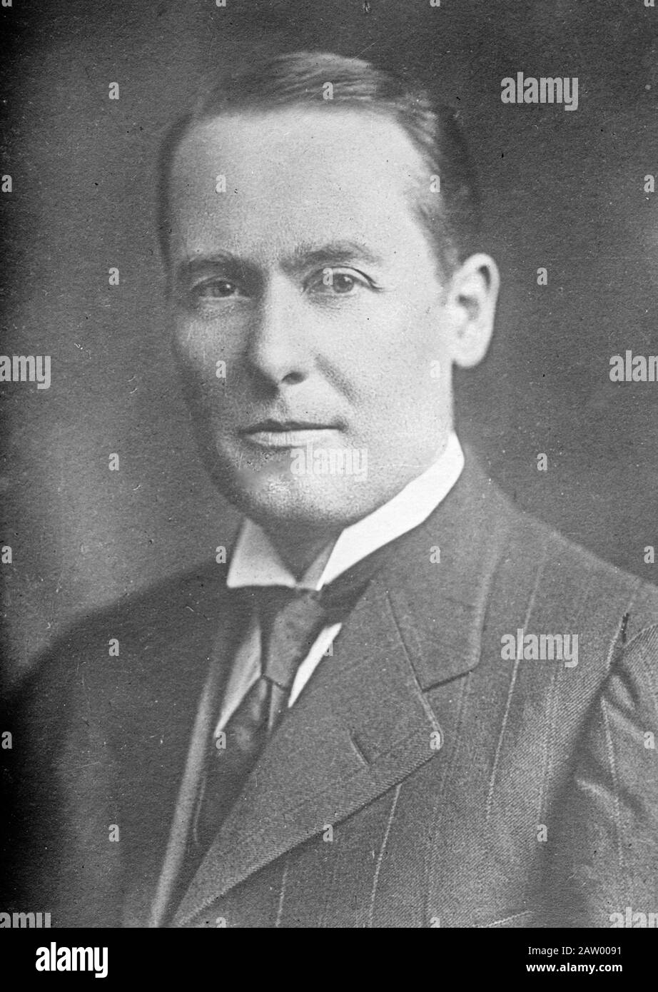 Foto zeigt Steven Geyer Porter (1869-1930), republikanisches Mitglied des US-Repräsentantenhauses aus Pennsylvania und wenig erfolgreicher Kandidat für das Bürgermeisteramt von Pittsburgh im Jahr 1913. Stockfoto