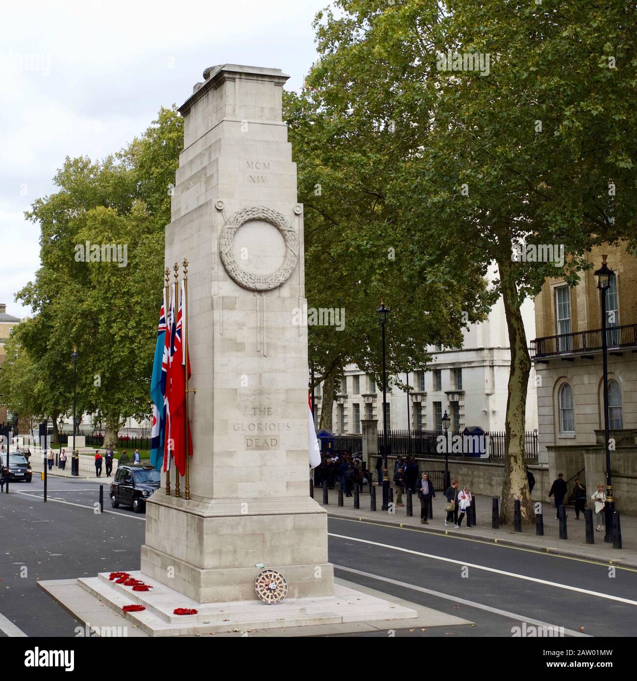 Cenotaph, Whitehall, City of Westminster, London, England. Stockfoto