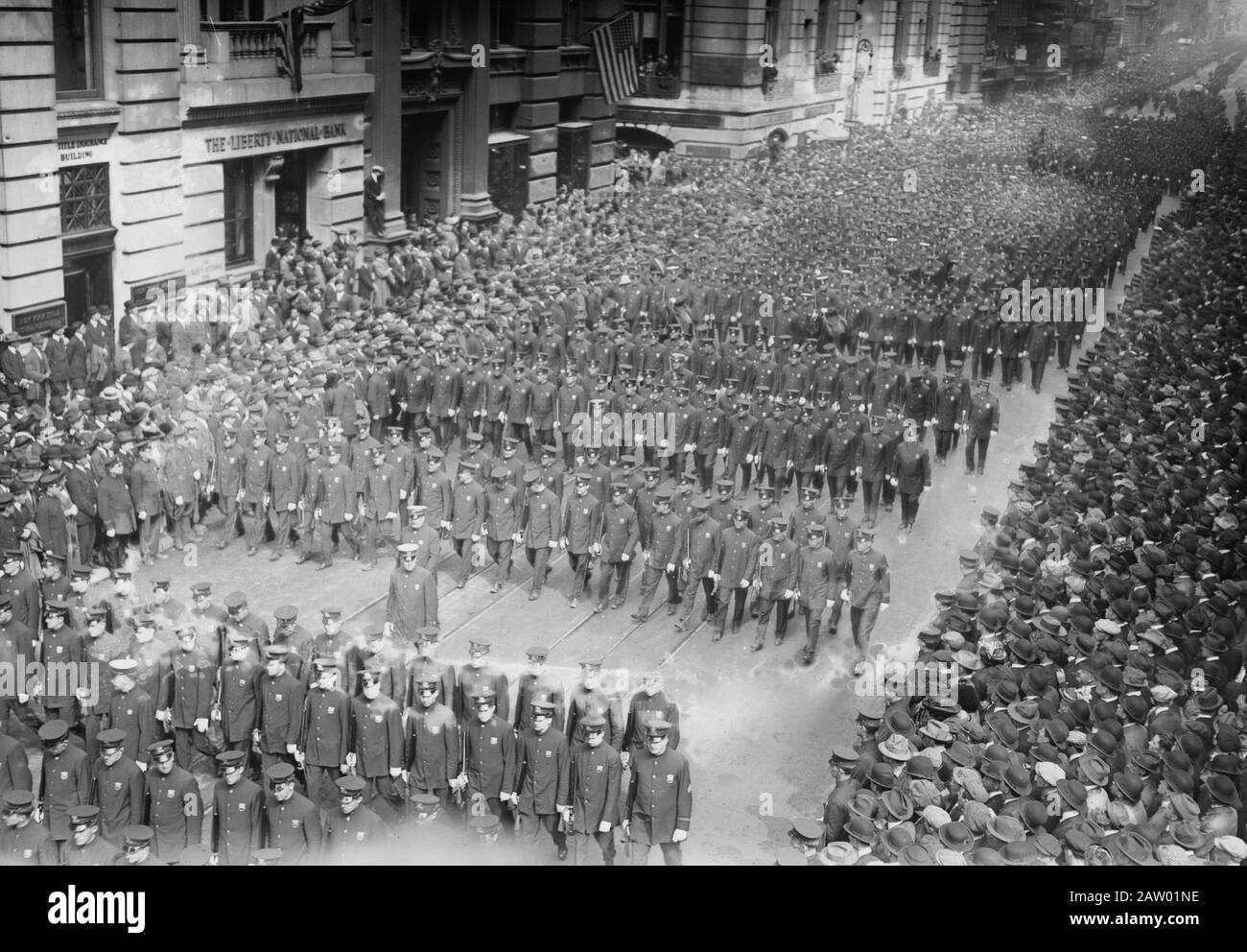 Beerdigung von William Jay Gaynor (1849-1913), Bürgermeister von New York City. Stockfoto