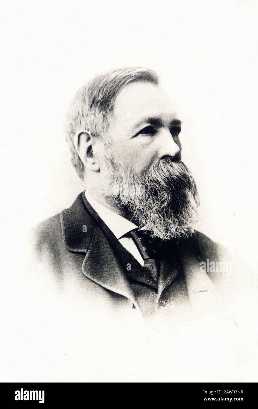 Der deutsche Philosoph und Politiker FRIEDRICH ENGELS ( 1820 - 1895 ) , Freund von KARL MARX und Mitautor des "Manifests der Kommunistischen Partei" - CO Stockfoto