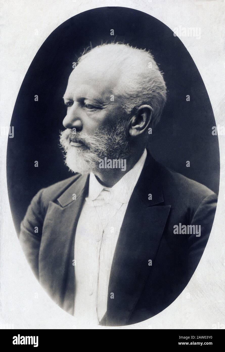 Der berühmte russische Komponist der klassischen Musik Peter Iljitch TSCHAIKOWSKY ( 1840 - 1893 ) - PETER TSCHAIKOWSKY - CIAJKOVSKIJ - TSCHAIKOWSKY - MUSICA Stockfoto