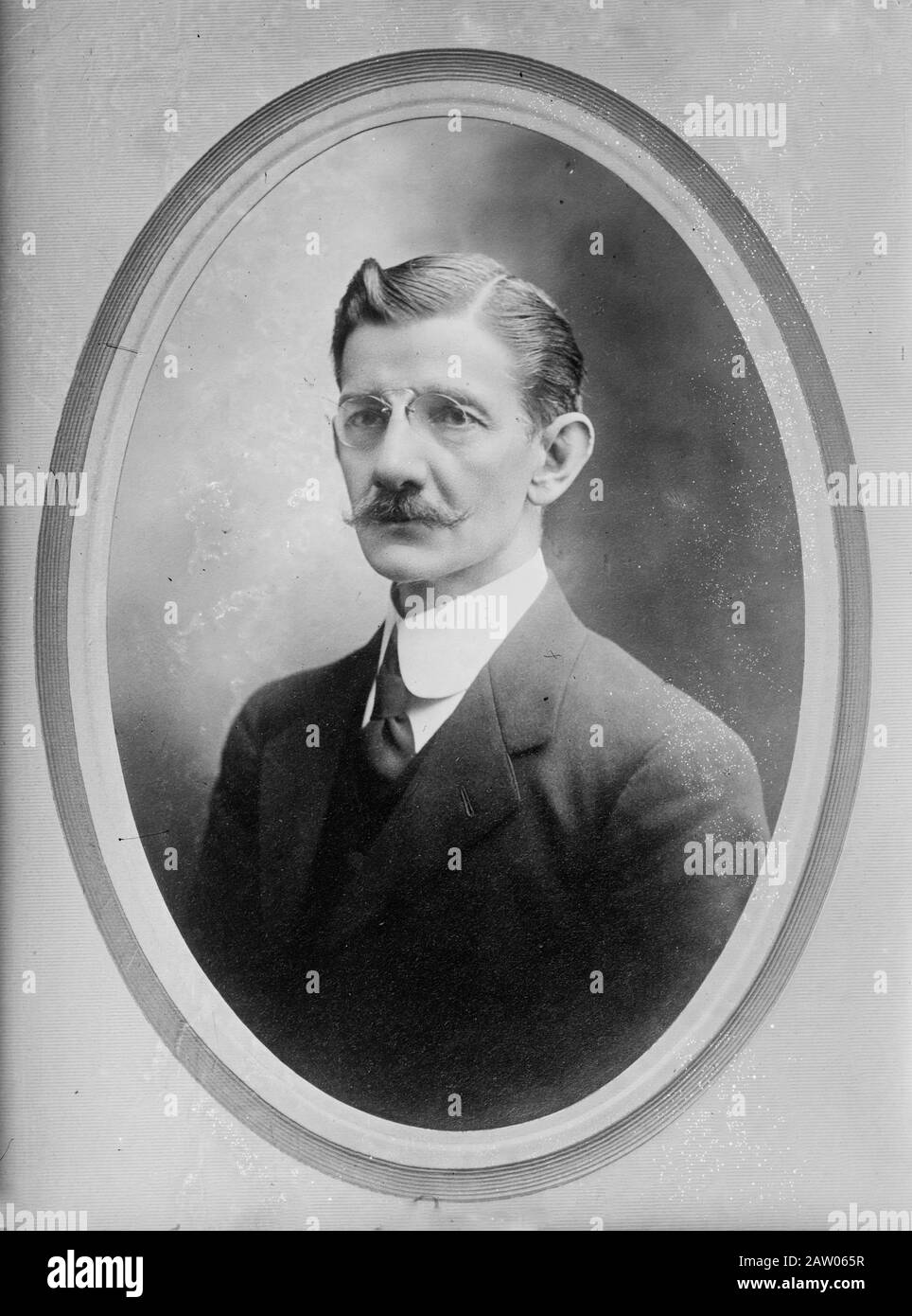 Foto zeigt den mexikanischen Schriftsteller und Diplomaten José Emilo Rabasa Estebannell (1856-1930), der 1914 als Delegierter zur Friedenskonferenz von Niagara tätig war. Stockfoto