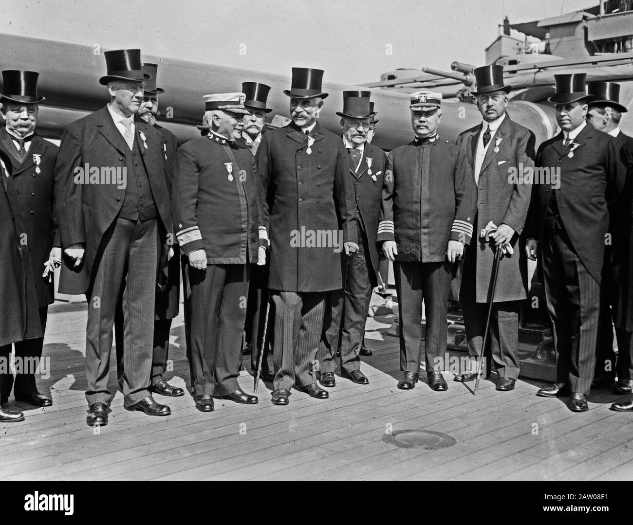 Ruder, Osterhaus, Barry G.T. Wilson, Hill, Smith, Waldo Ca. 1910-1915 Stockfoto