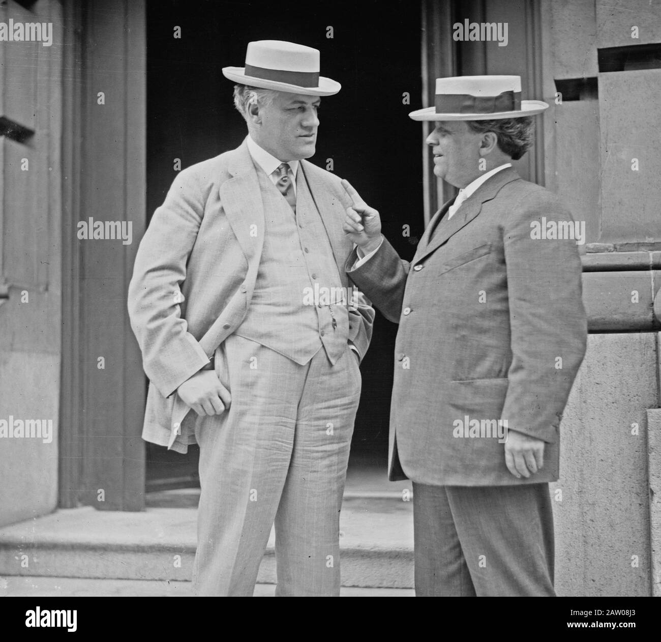 A.m. Palmer und Urey Woodson vermutlich auf der Demokratischen Konvention, Baltimore, Maryland, Juni 1912 Stockfoto