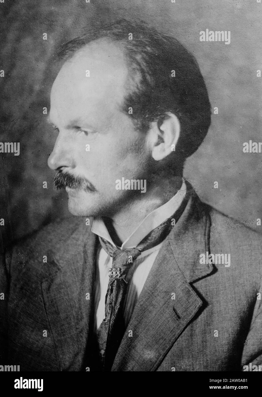 Der amerikanische Bildhauer Solon Hannibal Borglum Ca. 1910-1915 Stockfoto