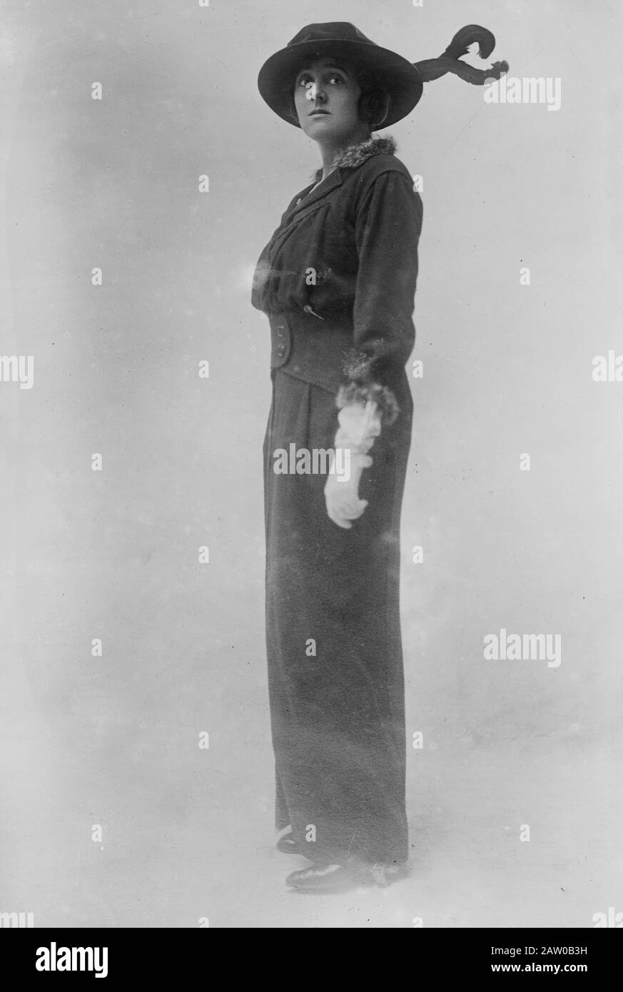 Die englische Schauspielerin Margaret Wycherly Ca. 1913 Stockfoto