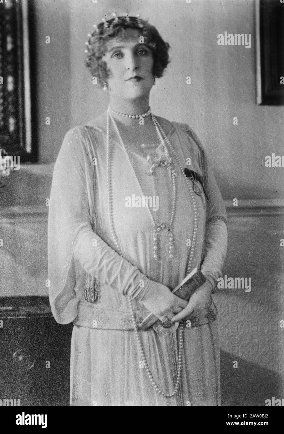 Grace Emily Blundell Maple Weigall, ehemals Baronin von Eckardstein. Ihr zweiter Ehemann Archibald Weigall (1874-1952) war Gouverneur von South Australia Ca. 1910-1915 Stockfoto