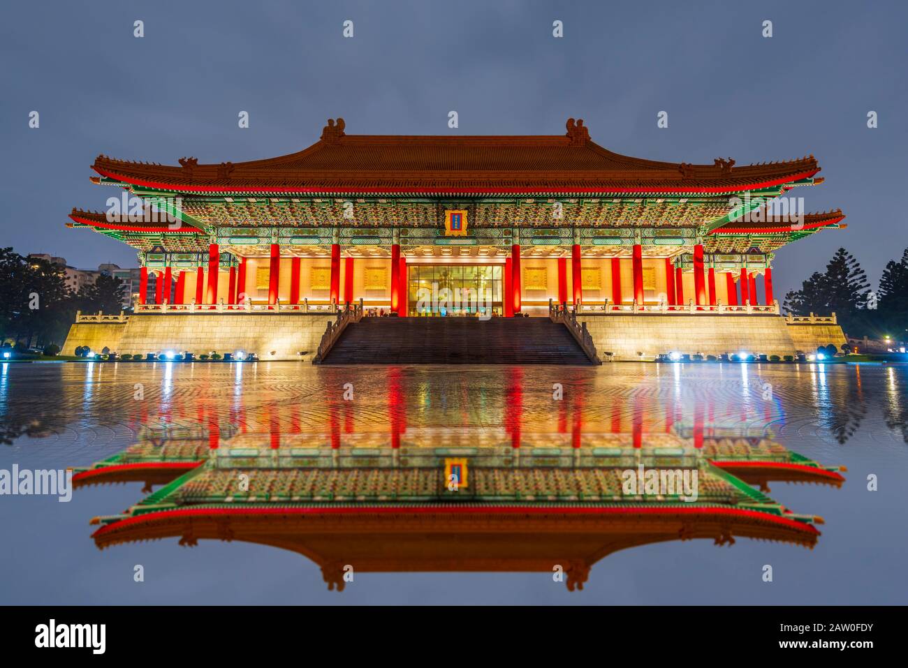 Chiang Kai Shek Memorial Hall in Taipei City, Taiwan Stockfoto