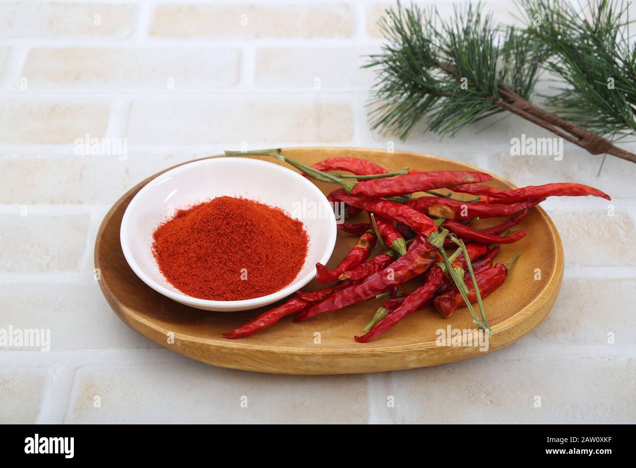 Rote Paprika Stockfoto
