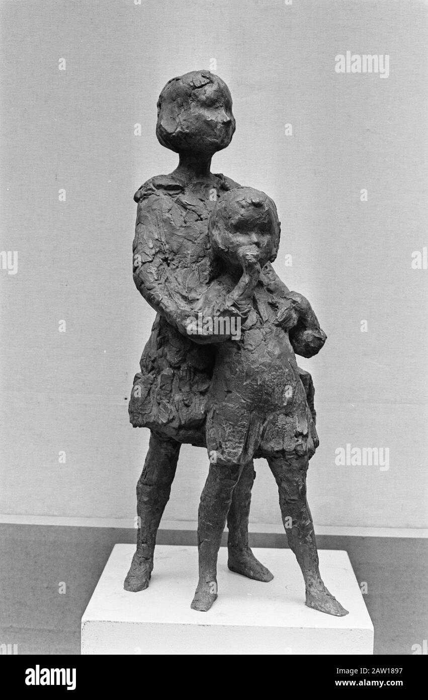 Mission Baeyens statuette zwei Mädchen Artis Datum: 6. Mai 1969 Schlüsselwörter: Bilder Stockfoto