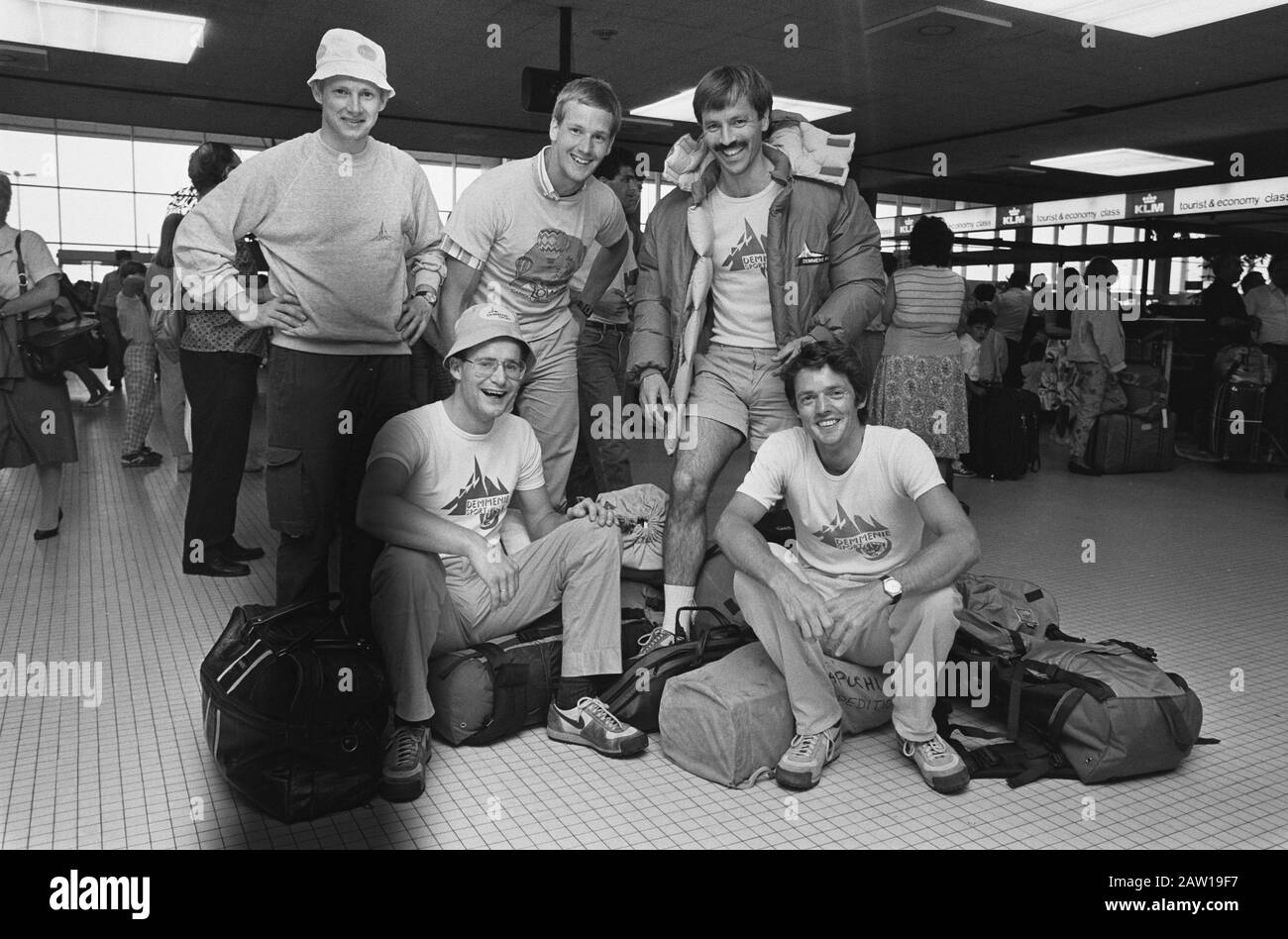 Mission Voice/GPD: Expedition in den Himalaya Datum: 27. Juni 1986 Schlüsselwörter: Expeditionen Stockfoto