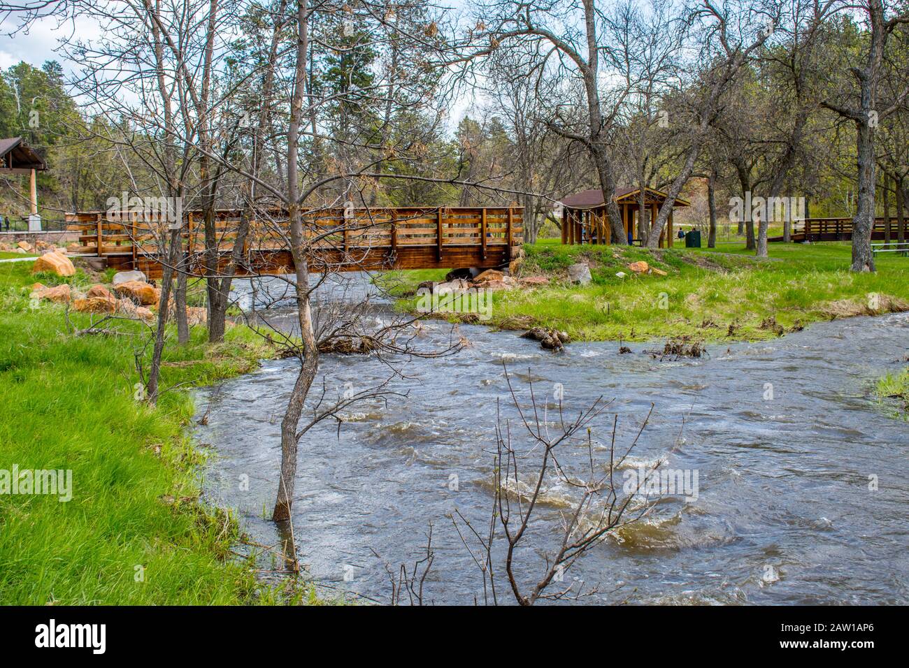 Die französische Creek im Custer State Park, South Dakota Stockfoto