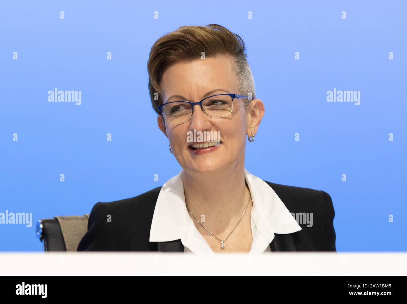 31. Januar 2020 in der ThyssenKrupp Hauptversammlung: Tanja Jacquemin, Mitglied des Aufsichtsrats der ThyssenKrupp AG und Expertin Stockfoto