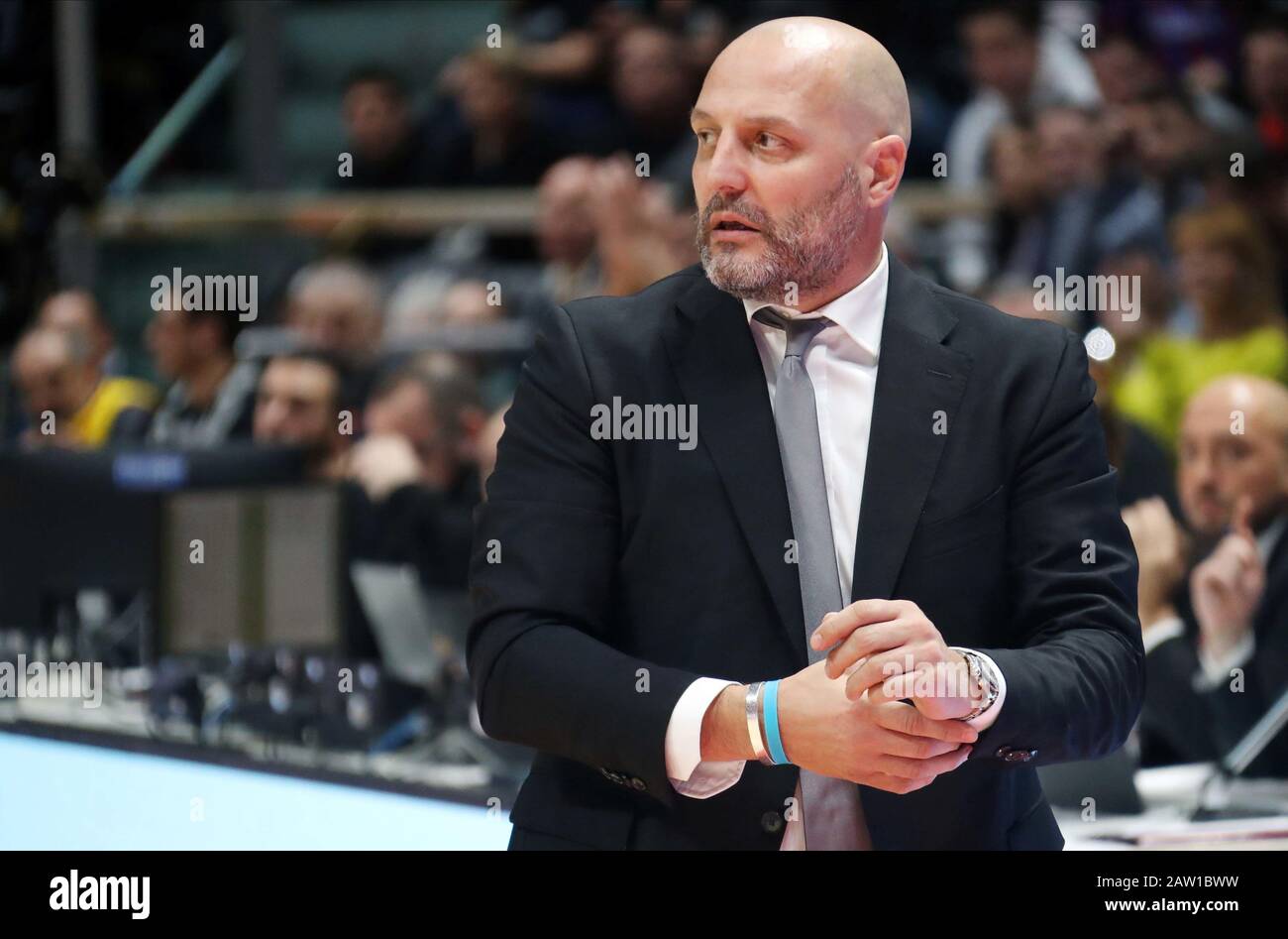 Bologna, Italien. Februar 2020. Al1 während Segaftedo Virtus Bologna vs. Partizan Nis Belgrado, Basketball EuroCup Championship in Bologna, Italien, 5. Februar 2020 Credit: Independent Photo Agency/Alamy Live News Stockfoto